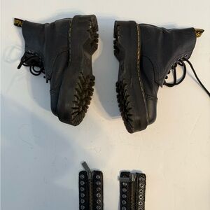 Dr. Martens Platform Doc Marten Zip Up Shoes
